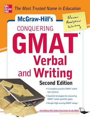McGraw-Hills Conquering GMAT Verbal and Writing - ebook